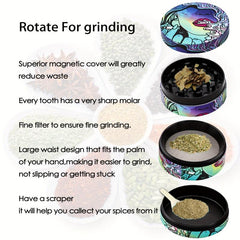 Cartoon Spice Grinder Multifunctional Metal Crusher Kitchen Gadgets