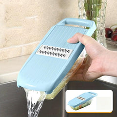 Multifunctional Vegetable and Fruit Slicer with Drain Basket
