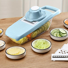 Multifunctional Vegetable and Fruit Slicer with Drain Basket