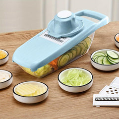 Multifunctional Vegetable and Fruit Slicer with Drain Basket