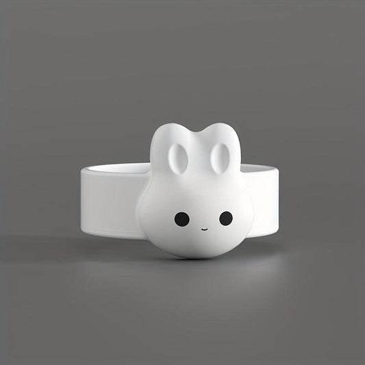 2pcs Magnetic Milk Powder Spoon Holder Cartoon Rabbit Spoon Fixer