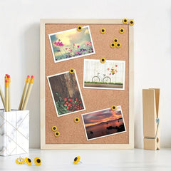 20PCS Sunflower Push Pins Thumb Tacks Decorative Push Pins Cork Board Pins
