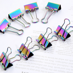 Colorful Dovetail Clip File Clip Long Tail Office Supplies Binding Clip