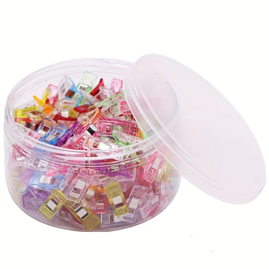 25pcs Colorful Plastic Sticking Clips for School Office Decoration