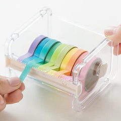 Washi Tape Cutter Office Stationery Sorting Holder Box