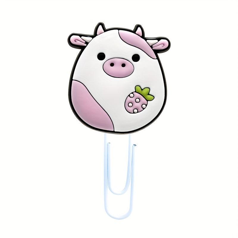 14pcs Cartoon Animal Paper Clips Sticky Notes Office School Supplies