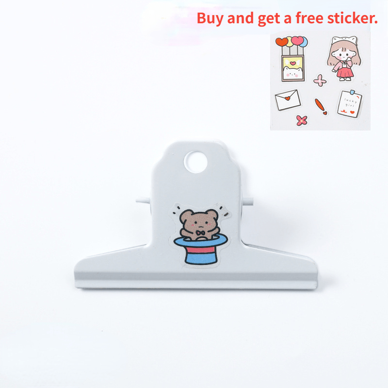 Metal Hinge Clips Binder Clip Strong Grip Durable Paper Clip Clamp