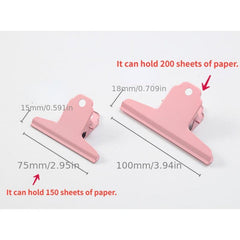 Metal Hinge Clips Binder Clip Strong Grip Durable Paper Clip Clamp