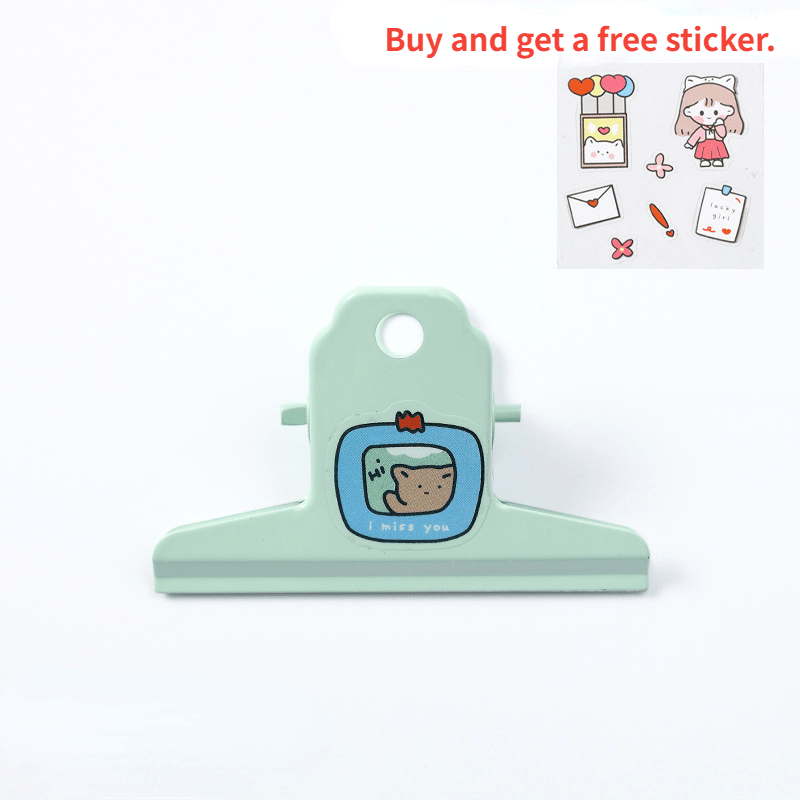 Metal Hinge Clips Binder Clip Strong Grip Durable Paper Clip Clamp