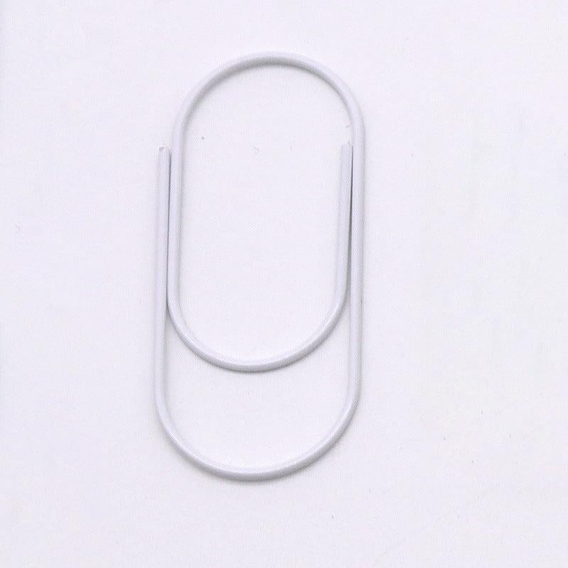 30pcs Mix Colors Metal Paper Clips Bookmarks For Office Notebook School Statione