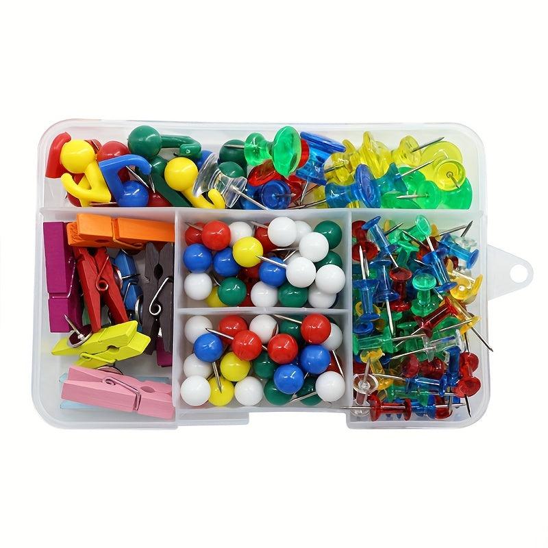 200pcs Photo Fixed Thumbtack Clothing Positioning Thumbtack Set