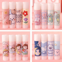 PVA Solid Glue 4 Pack Small 9g Student Stationery Glue Stick