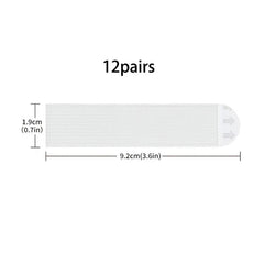 12pcs Hanging Non-marking Removable Glue Magic Tape Nail Fixed Adhesive Strips