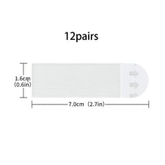 12pcs Hanging Non-marking Removable Glue Magic Tape Nail Fixed Adhesive Strips