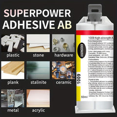 AB Glue Adhesive High Viscosity Stainless Steel Tile Repair 50ML