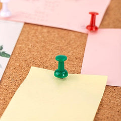 80-Piece Colorful Plastic Push Pins Tube
