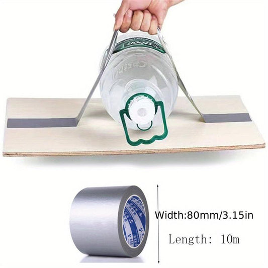 Adhesive Fabric Duct Tape 10 Meter Waterproof Silver Gray Tape