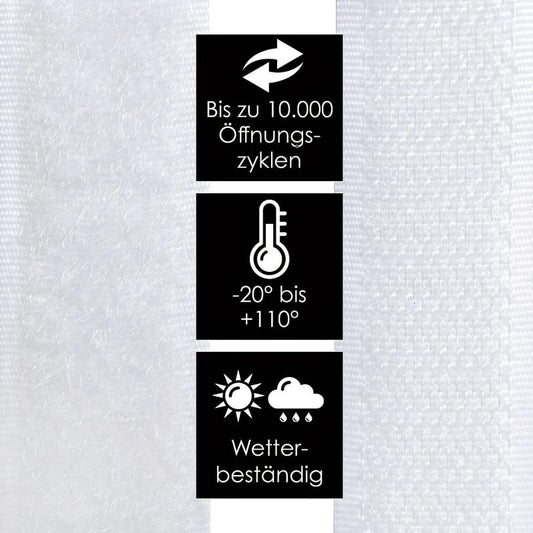 Self adhesive Tape Set 10m + 20 Self adhesive Dots Fasteners