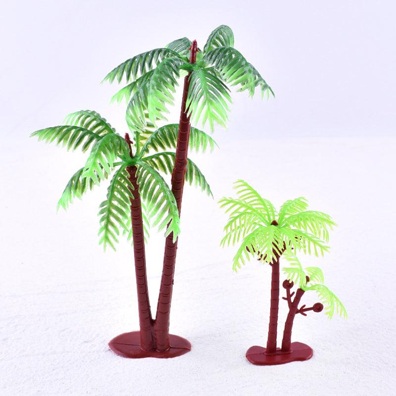 3D Coconut Tree Cake Topper Beach Theme Decoration