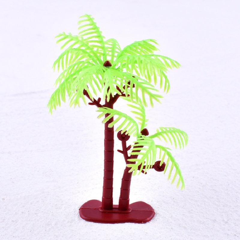 3D Coconut Tree Cake Topper Beach Theme Decoration