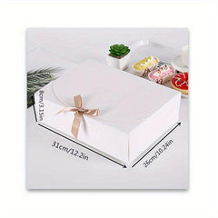 5pcs All in One Gift Wrapping Box With Ribbon Holiday Supplies
