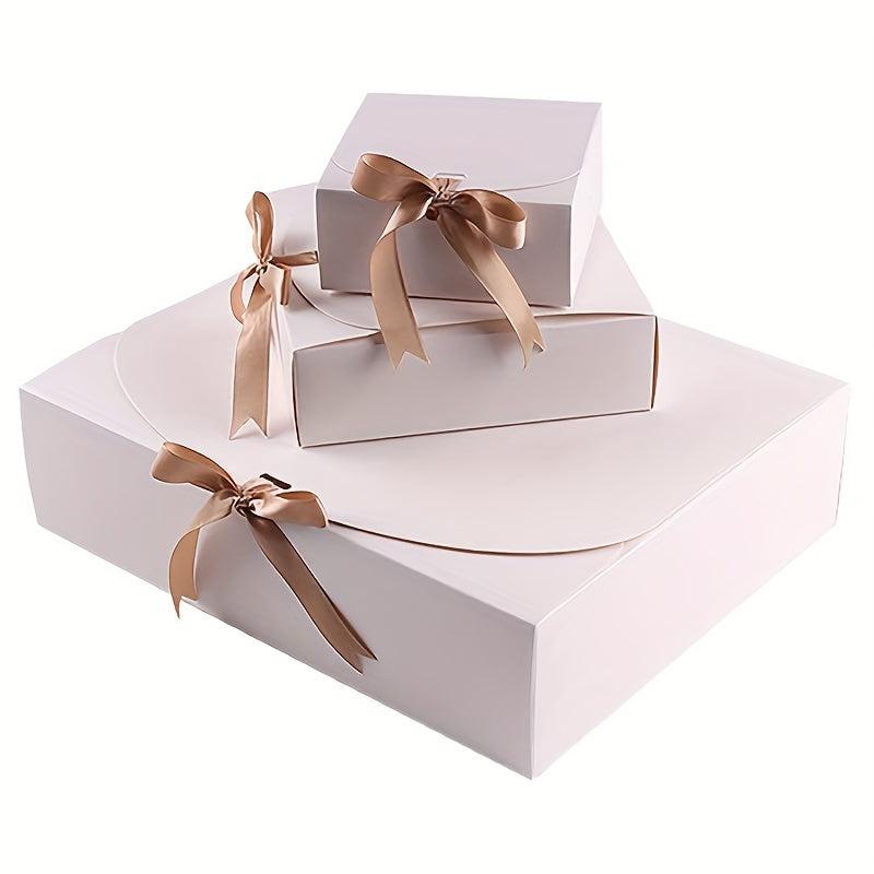 5pcs All in One Gift Wrapping Box With Ribbon Holiday Supplies