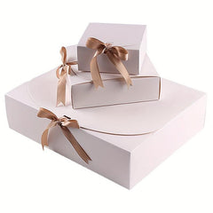 5pcs All in One Gift Wrapping Box With Ribbon Holiday Supplies