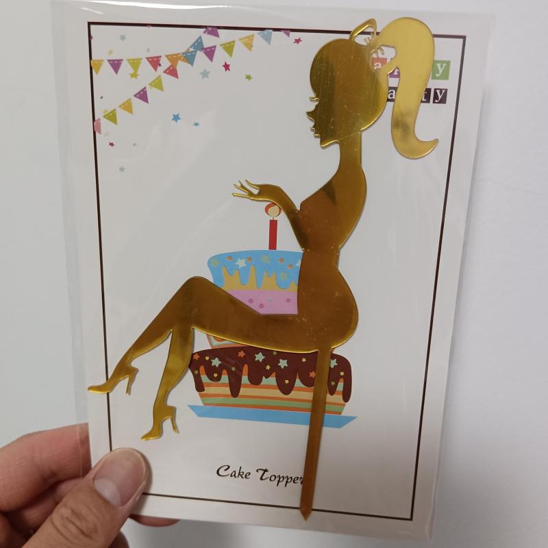 Acrylic Cake Decoration Mother's Insert Card Cake Topper