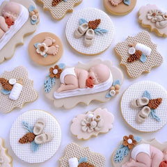 1pc Christmas Series Silicone Baby Molds for Fondant Cake Cupcakes