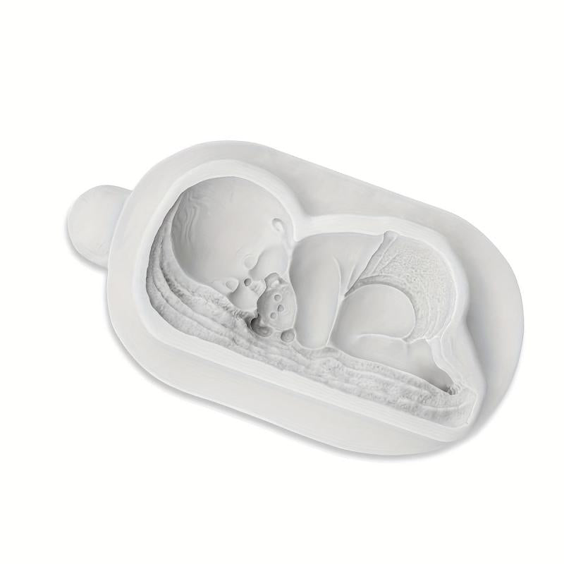 1pc Christmas Series Silicone Baby Molds for Fondant Cake Cupcakes