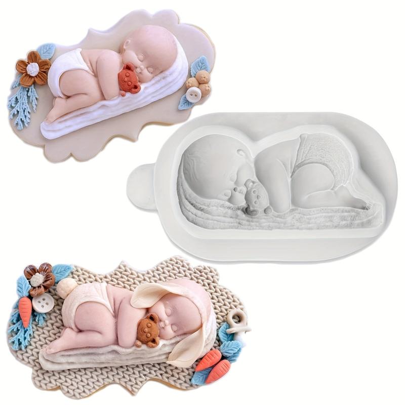 1pc Christmas Series Silicone Baby Molds for Fondant Cake Cupcakes