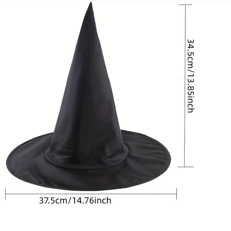 1pc Halloween Wizard Hat Oxford Cloth Makeup Props