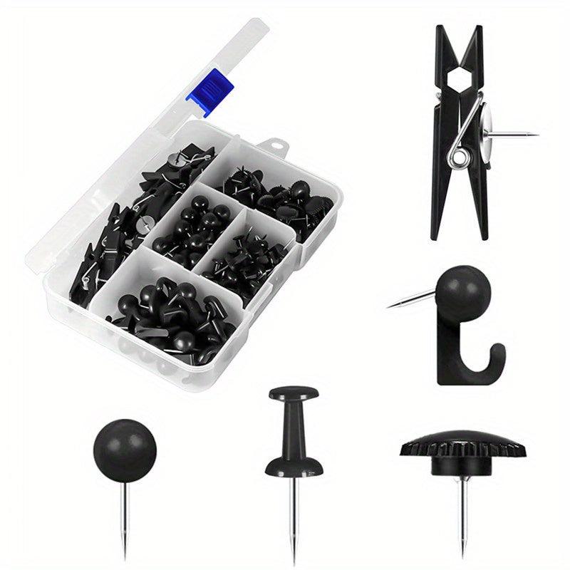 Creative Thumbtack Clip Set for Cork Board Map Photo Tack