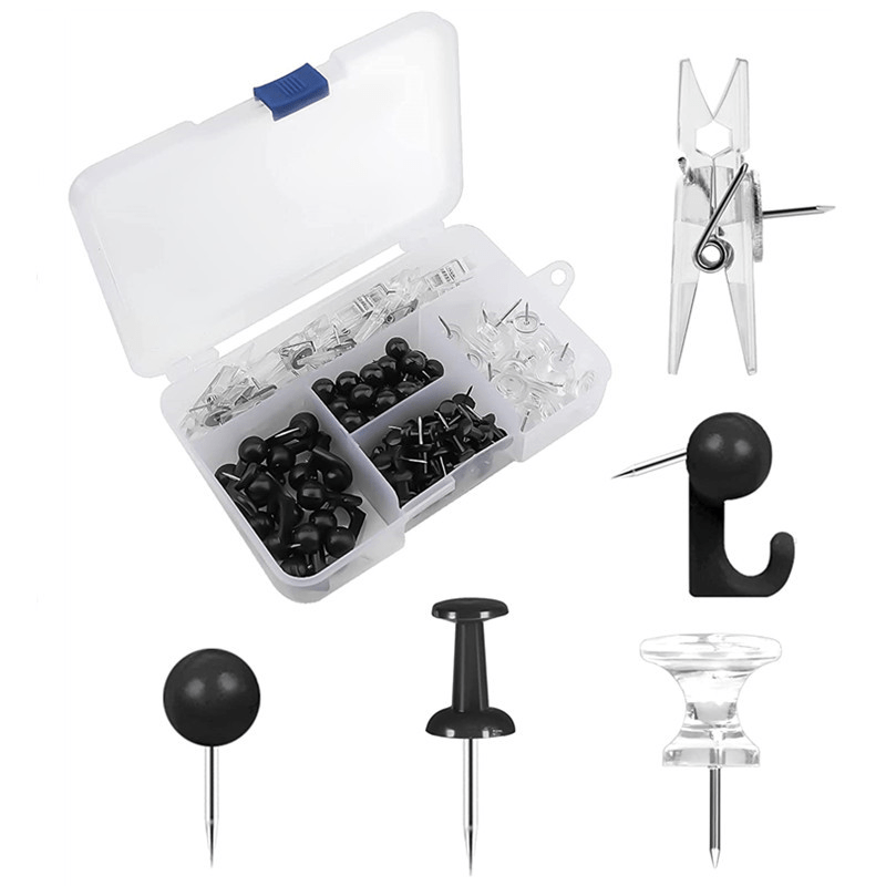 Creative Thumbtack Clip Set for Cork Board Map Photo Tack
