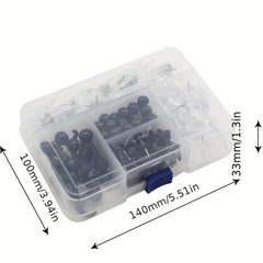 Creative Thumbtack Clip Set for Cork Board Map Photo Tack