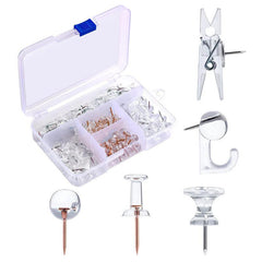 Creative Thumbtack Clip Set for Cork Board Map Photo Tack