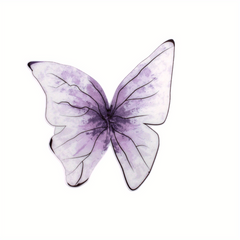 5pcs Purple Butterfly Cake Insert Party Decorations