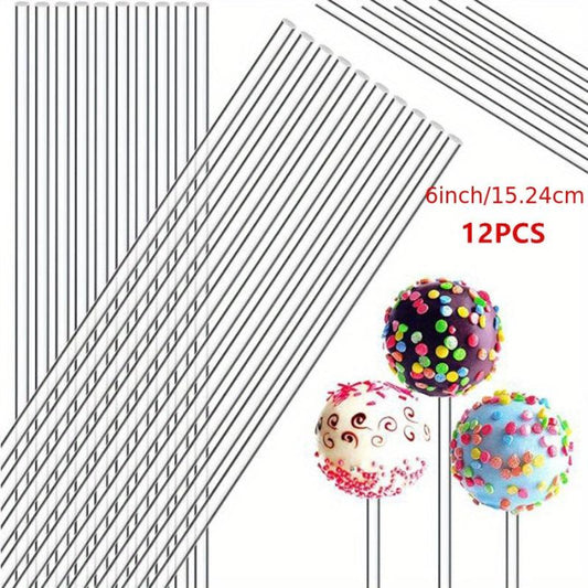 Acrylic Lollipop Sticks 15.6in Cake Pops Sticks 50pcs