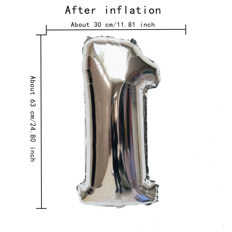Large Size Silvery Digital Aluminum Film Balloon for Events
