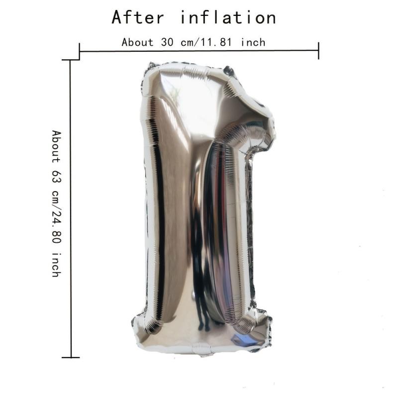 Large Size Silvery Digital Aluminum Film Balloon for Events