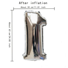Large Size Silvery Digital Aluminum Film Balloon for Events