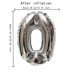 Large Size Silvery Digital Aluminum Film Balloon for Events