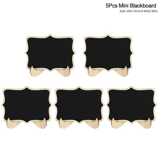 Rustic Wooden Blackboard DIY Home Decor Sign Message Board