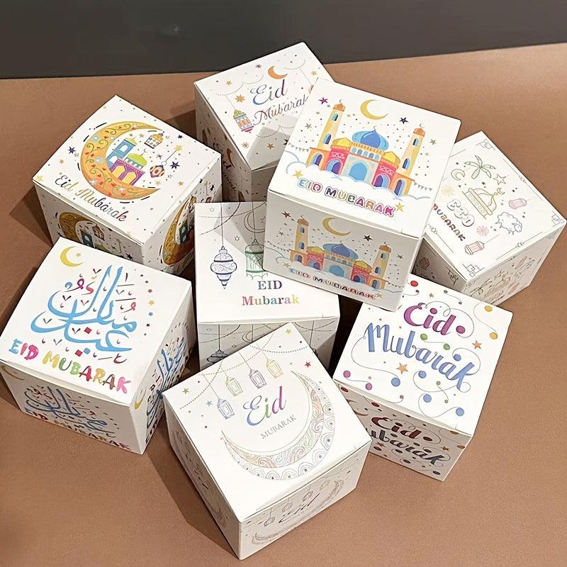 Ramadan Kareem Candy Box Eid Mubarak Decoration for Party and Gift Boxes