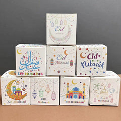 Ramadan Kareem Candy Box Eid Mubarak Decoration for Party and Gift Boxes
