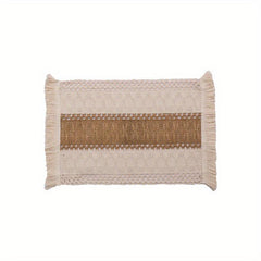 Boho Table Runner 30 48cmx182 Splicing Cotton Tassels for Wedding Bridal Shower