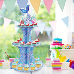 Mermaid Cake Stand Tier For Sea Theme Parties