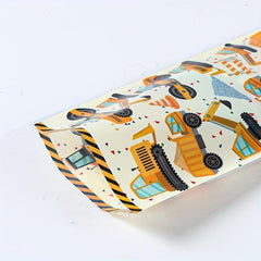 20pcs Construction Watercolor Candy Bag Engineering Excavator Loot Bags