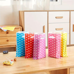 50pcs Polka Dot Holiday Party Gift Bag Candy Plastic Bag Back Gift Bag