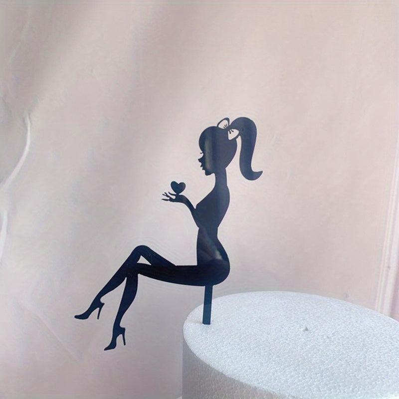 High Heels Happy Birthday Acrylic Cake Topper Wedding Cake Decorations